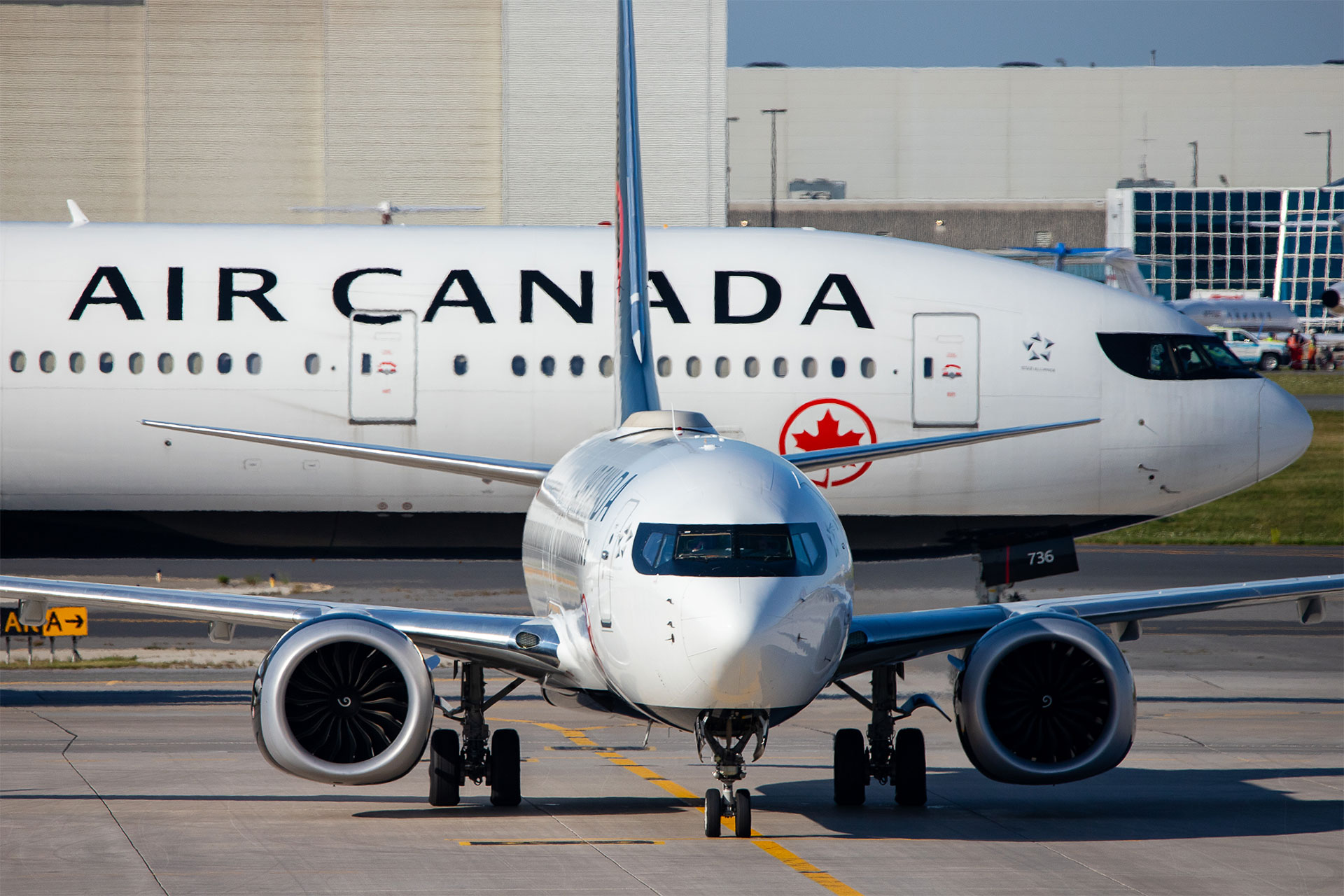 Avion au sol sur une piste, étude de cas transport aérien